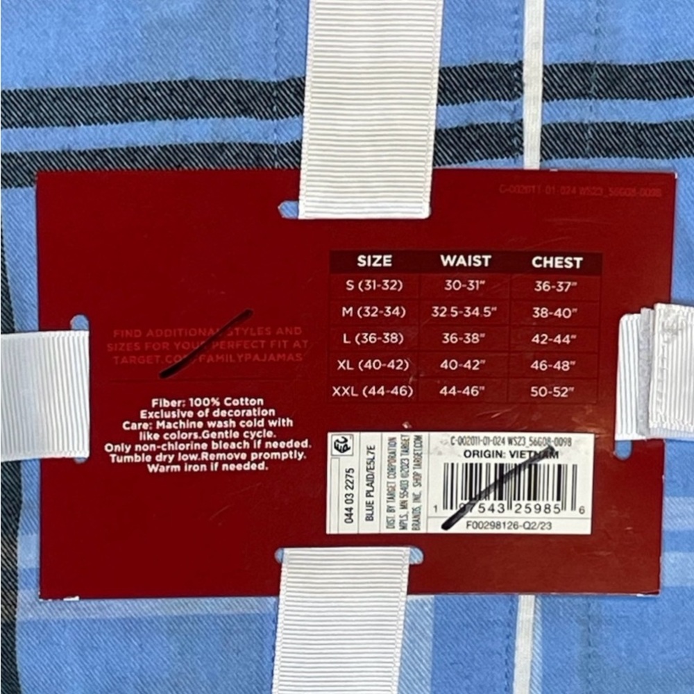 WONDERSHOP - Men’s 2-Piece Pajama Set. - Picture 6 of 6